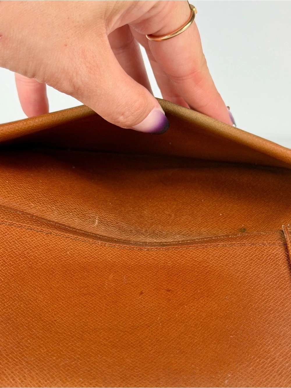 Louis Vuitton Porte-Valeurs Cartes Crédit Monogram Long Wallet Vintage 1985